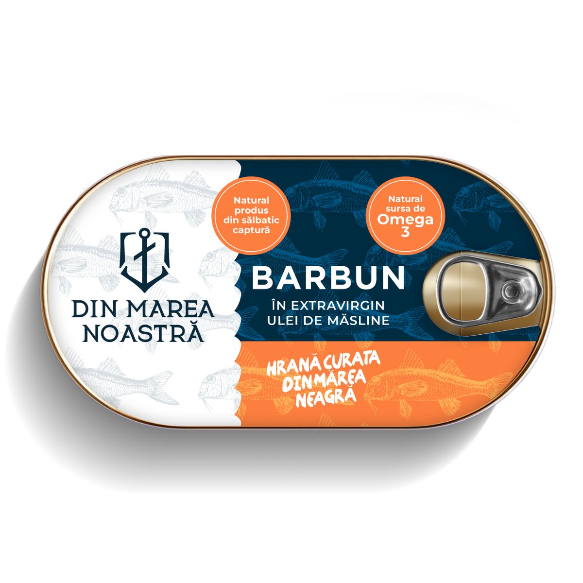 Barbun în ulei de măsline