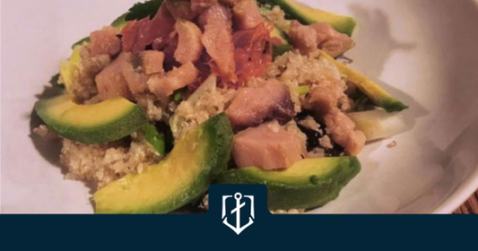 Вечерна купа с киноа и паламуд