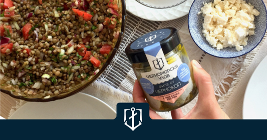 Салата чернокоп с леща