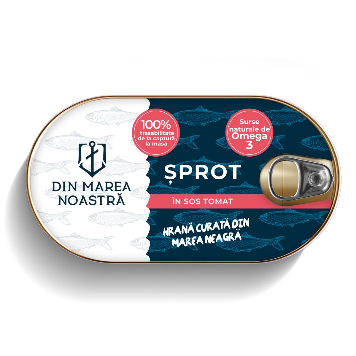 Șprot în sos de roșii