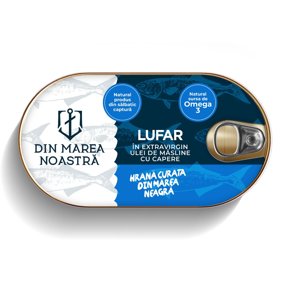 Lufar cu capere în ulei de măsline