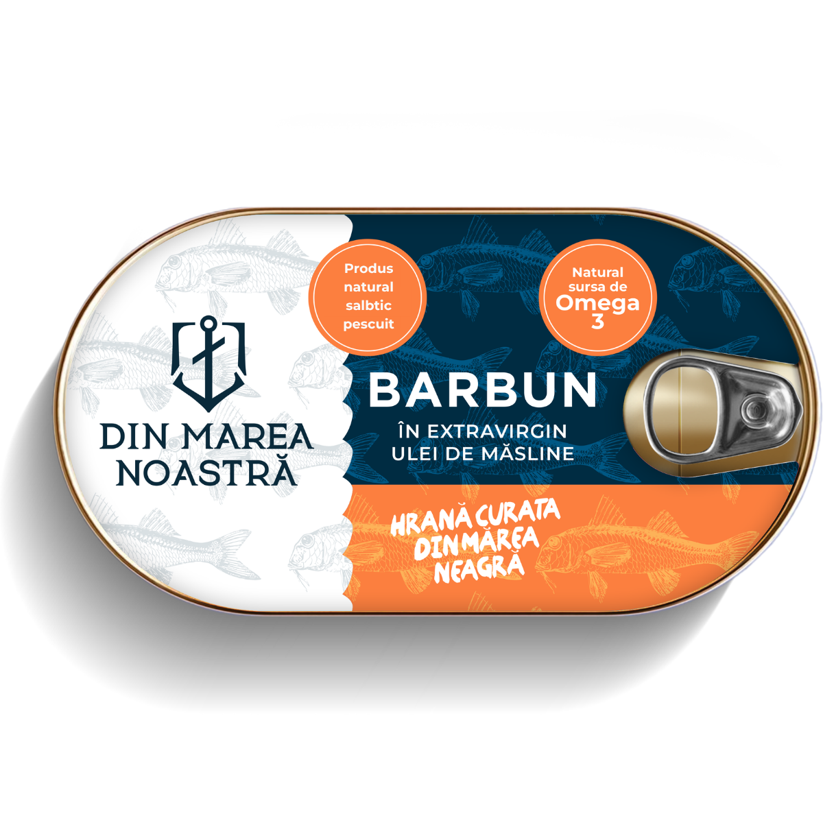 Barbun în ulei de măsline